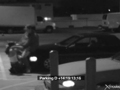 KiloPantyhose presents: Voyeur cocksucking fun in the parking lot