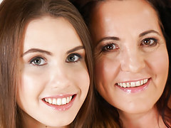 KiloPantyhose presents: Red mary and her younger lesbian friend elle rose