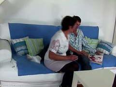 KiloPantyhose presents: Taboo home story not mom gets creampie from not her son