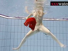 KiloPantyhose presents: Sexy hot girl swimming in the pool