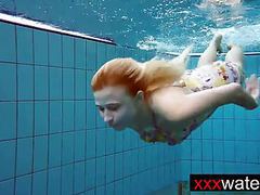 KiloPantyhose presents: Amateur blonde mermaid
