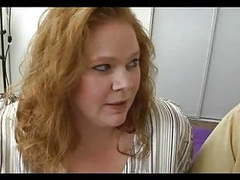 KiloPantyhose presents: Big titted bbw redhead roze gets her fat quim fucked