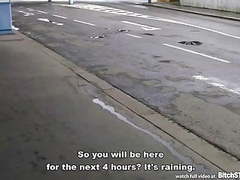 KiloPantyhose presents: Bitch stop - blonde czech milf picked up at the bus station