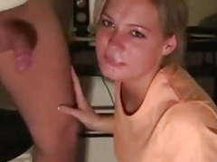 KiloPantyhose presents: Deep throat with perfect facial - not her brother