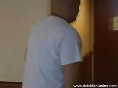 KiloPantyhose presents: Hottie hotel maid cock and finger fucked