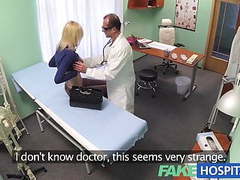 KiloPantyhose presents: Fakehospital skinny blonde takes doctors advice