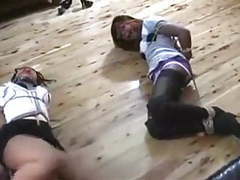 KiloPantyhose presents: Sexy girls hogtied and drooling