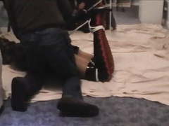 KiloPantyhose presents: Kathy hogtied and struggling