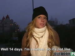 KiloPantyhose presents: Money talks to blonde babe chrissy fox as she fucks outdoors