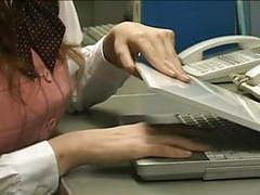 KiloPantyhose presents: Self bondage in the at night in the office