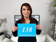 KiloPantyhose presents: Casting for pregnant redhead