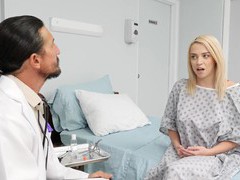 KiloPantyhose presents: Incredible anal exam for gorgeous blonde patient madison summers