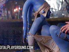 KiloPantyhose presents: Aria alexander does a test on alessa savage & when she passes eva lovia celebrates by doing an orgy - digitalplayground