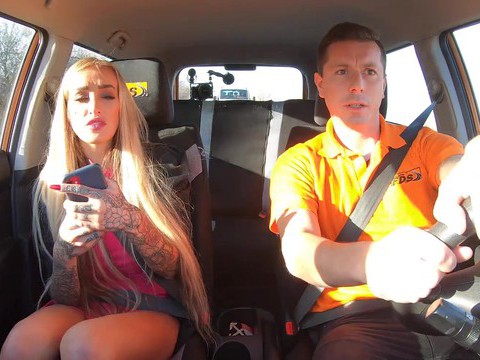 KiloPantyhose presents: Video of fit daisy lee giving head and getting fucked in the car