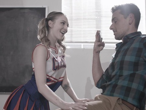 KiloPantyhose presents: Skinny lily larimar drops her panties to get better grades. hd