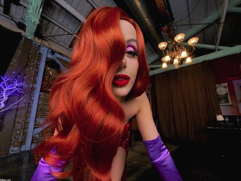 KiloPantyhose presents: Pov cosplay porn with jessica rabbit in hd porn