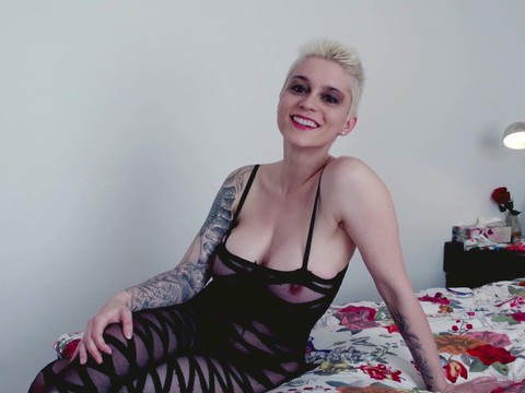 KiloPantyhose presents: Homemade video of horny blonde mila milan giving a sloppy bj
