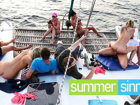 KiloPantyhose presents: Crazy boat ride fuck by summersinners