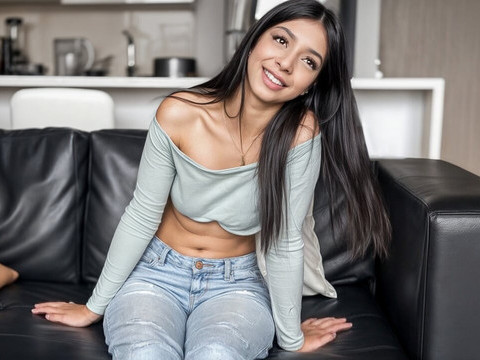 KiloPantyhose presents: Cute tiny teen latina tight pussy banged hard at amateur casting