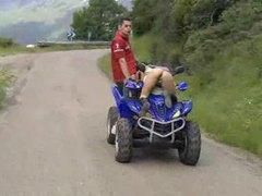 KiloPantyhose presents: Girl fucked on a moving atv