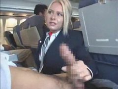 KiloPantyhose presents: Babe on a plane giving a handjob