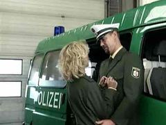 KiloPantyhose presents: Military man gets some hot blonde pussy