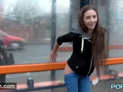 KiloPantyhose presents: Beautiful girl has fun playing in public